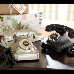 Black Pottery Barn Grand Phone